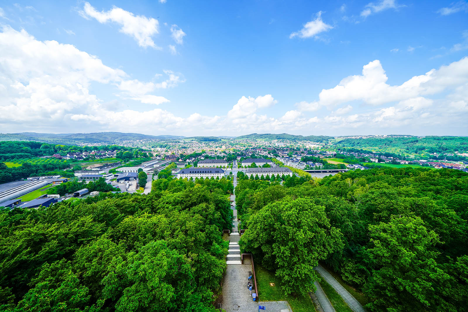 View,Of,Hemer,With,The,Surrounding,Landscape.,Green,Nature,In